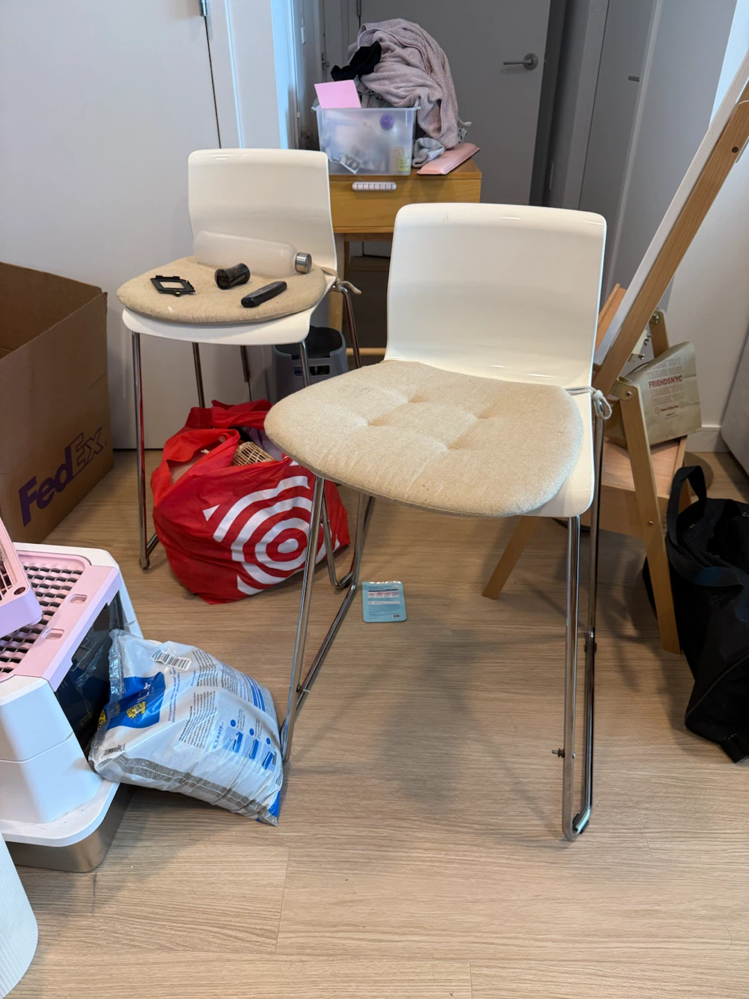 IKEA GLENN bar stools (2)