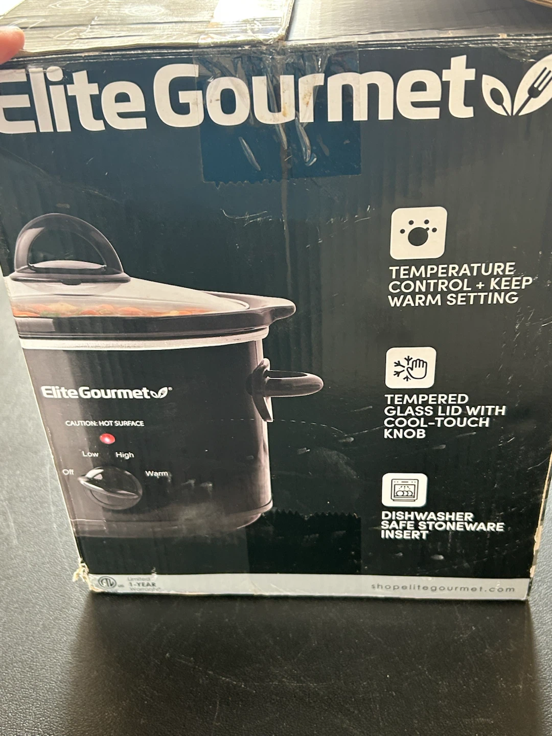 Elite Gourmet 3QT Slow Cooker - photo 2