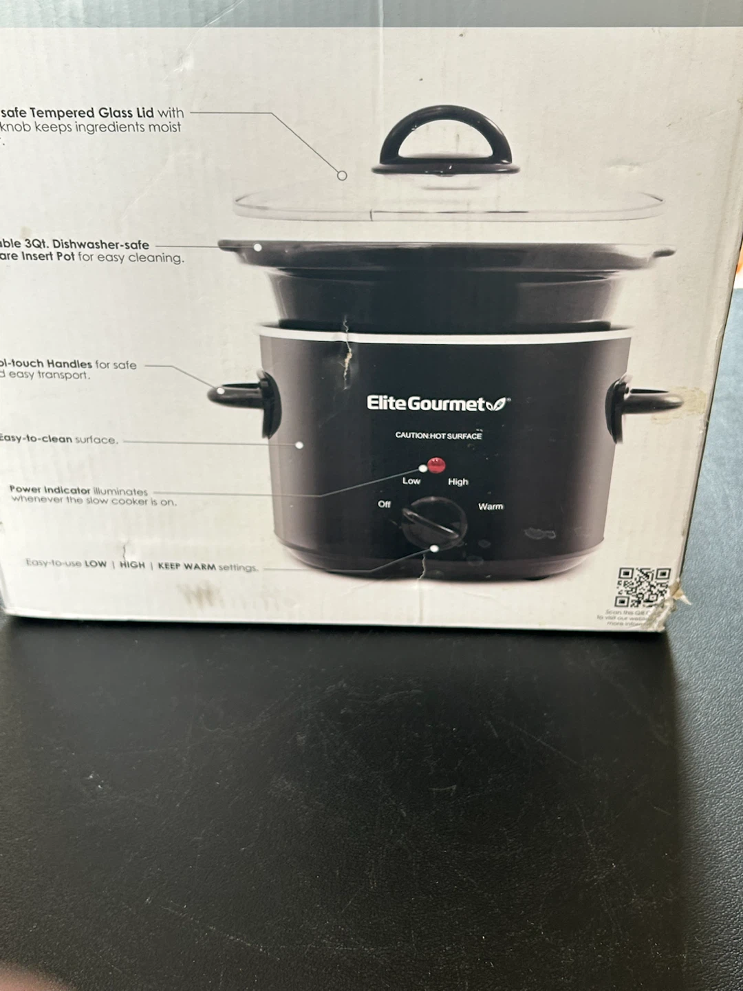 Elite Gourmet 3QT Slow Cooker - photo 3