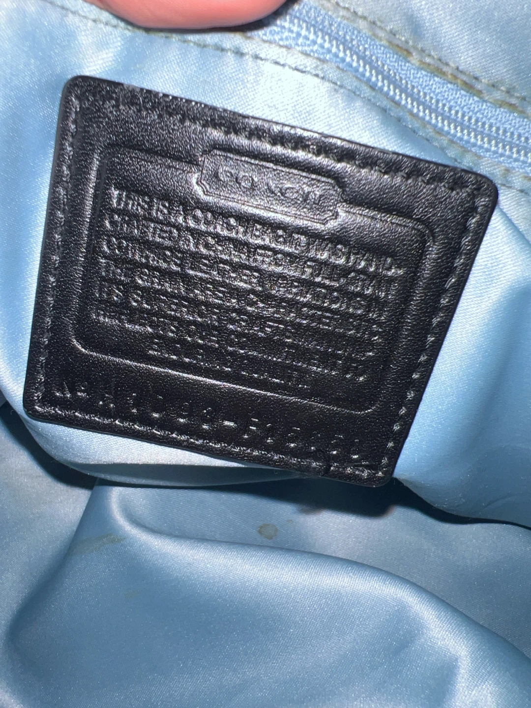 Black Patent Leather Coach Handbag - photo 5