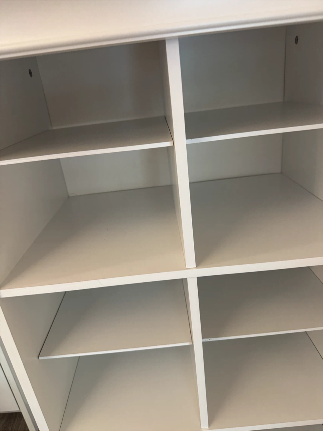 White 10-Cube Storage Shelf - photo 4