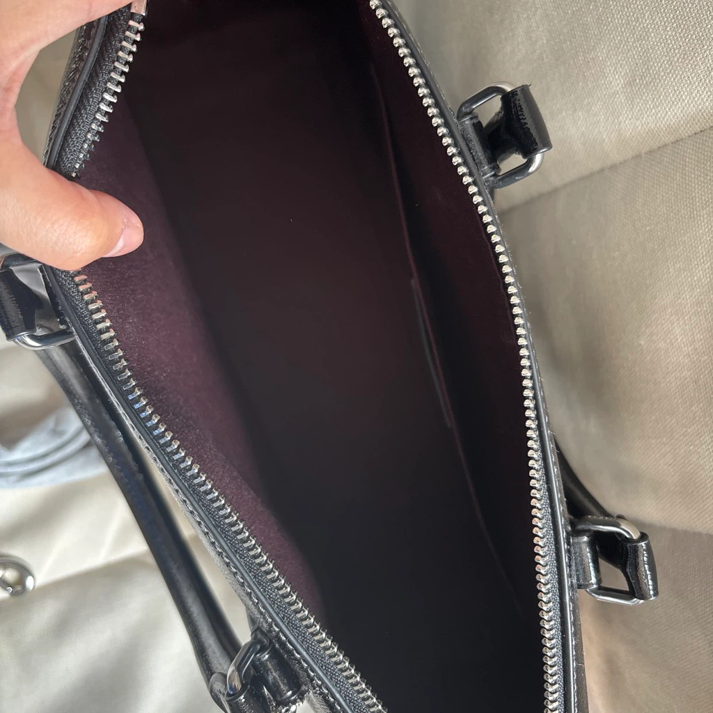 Coach Georgia Satchel Bag Black Leather - photo 4