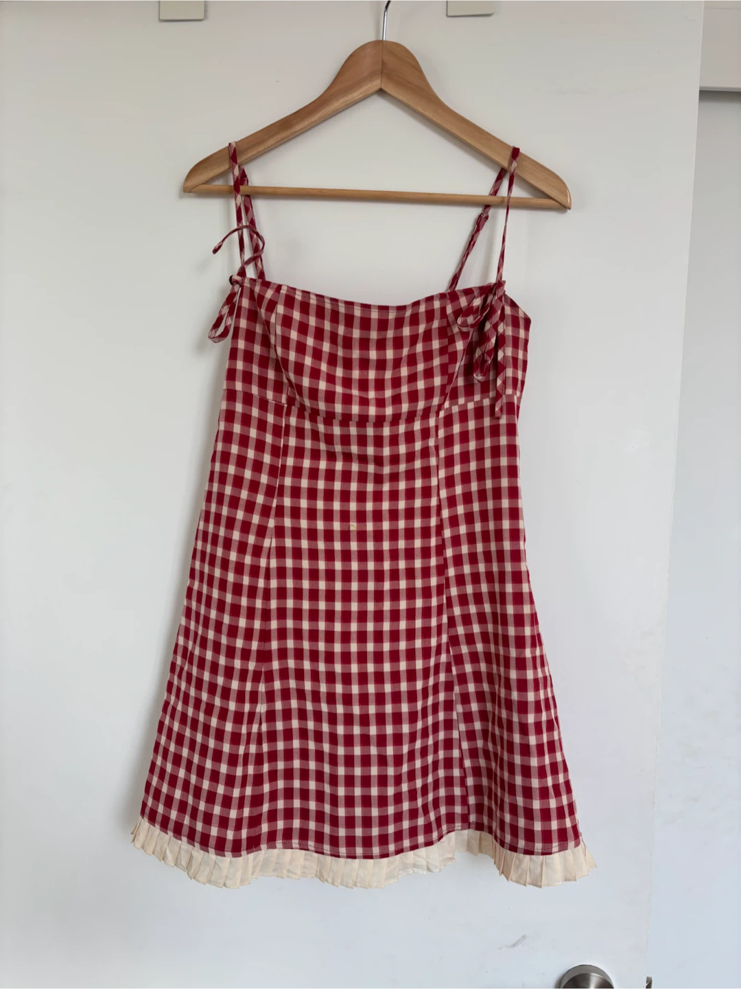 Red Gingham Picnic Dress