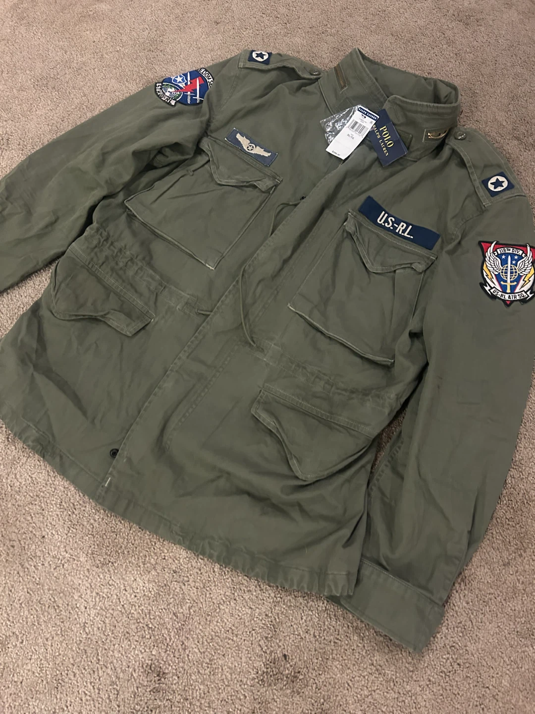*Brand New* Polo Ralph Lauren Military Jacket - XL/TG - photo 2