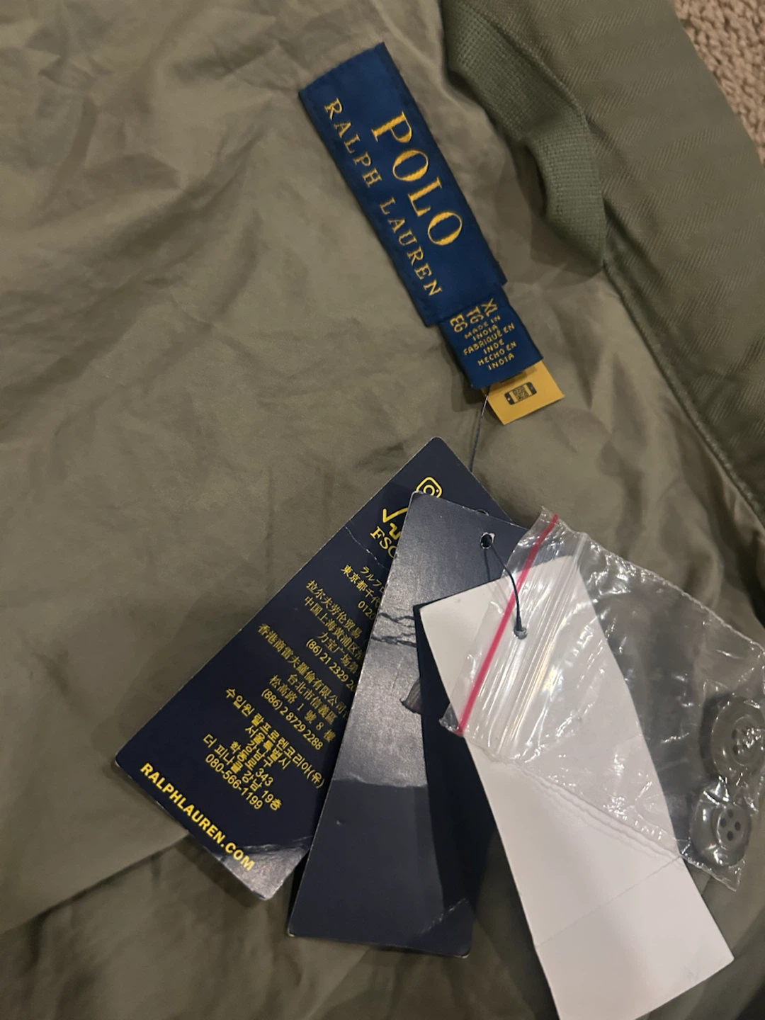 *Brand New* Polo Ralph Lauren Military Jacket - XL/TG - photo 5