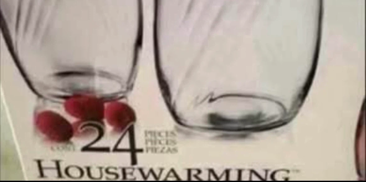 24 housewarming glasses (New) (Free) - photo 3
