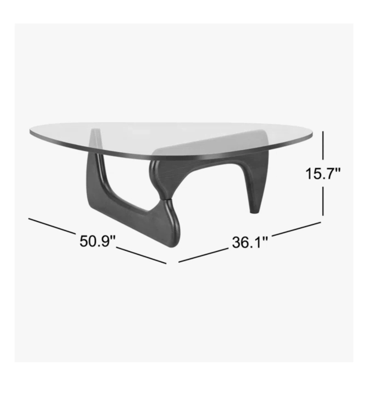 Glass Top Coffee Table - photo 3