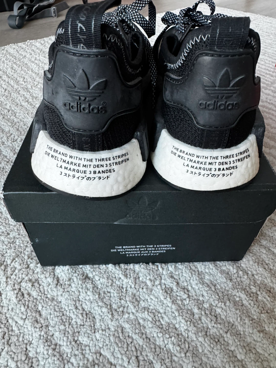 Adidas NMD_R1 Shoes - Black - Size 9.5 - photo 3
