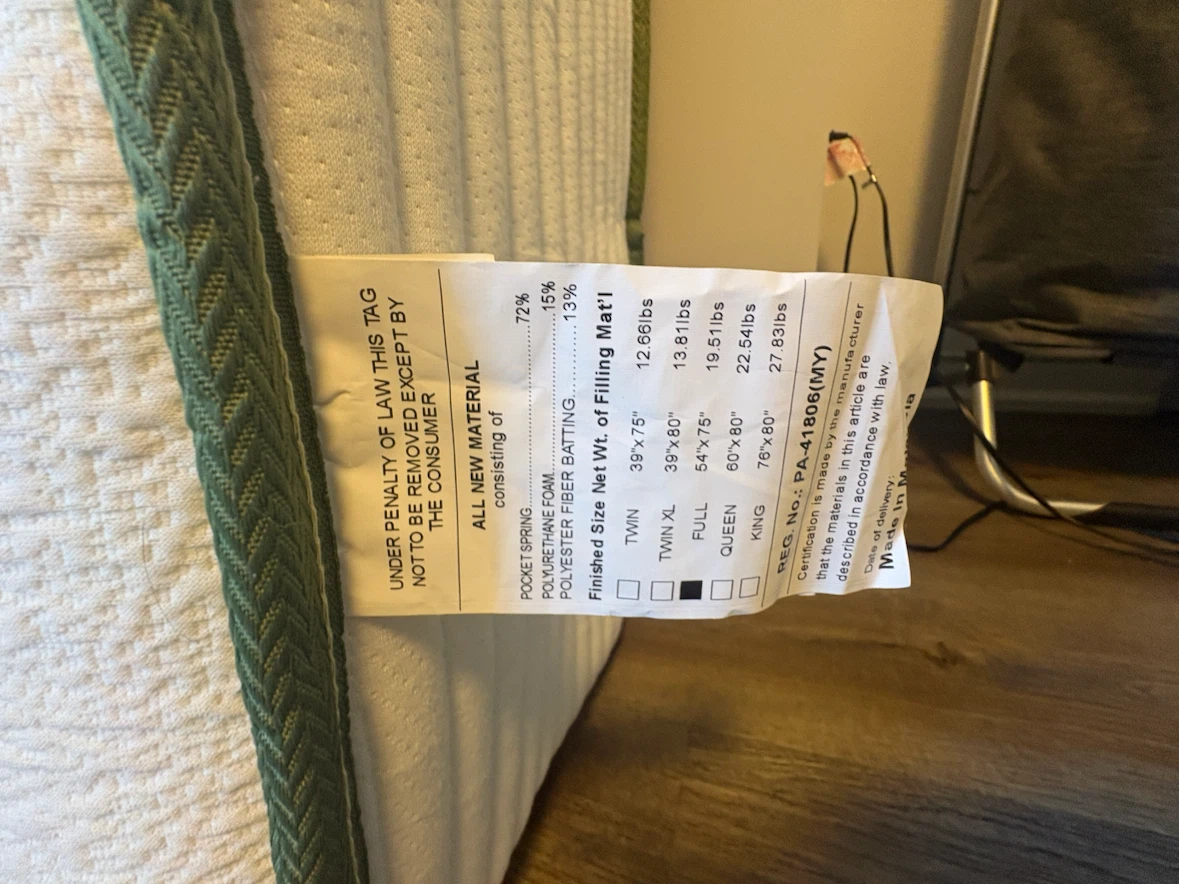 Full Mattress 12 Inch - photo 2