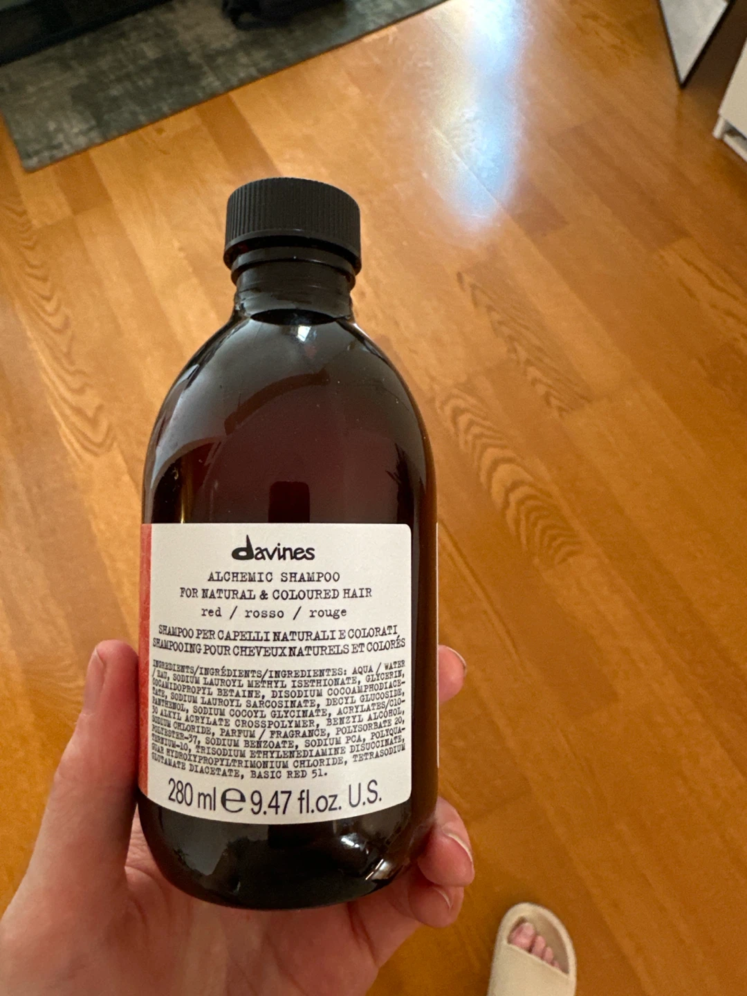 Davines Alchemic Shampoo for Natural & Coloured Hair - Red