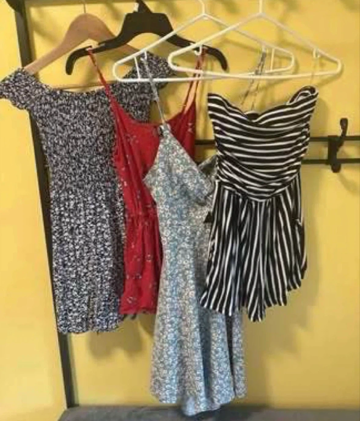 2 dresses & 2 rompers (Small) (Never worn)(All for Free)