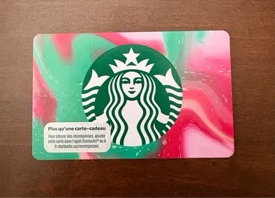$5 Starbucks Gift Card (Never used) (Free)