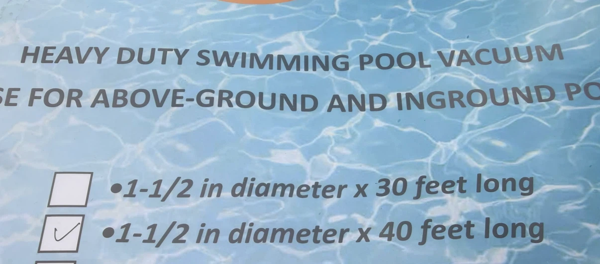 Vingli 1-1/2-Inch x 40-Foot Swimming Pool Vacuum Hose - photo 3