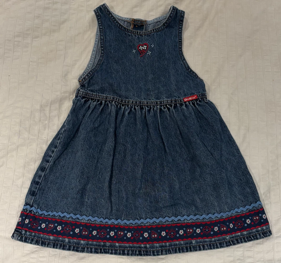 Vintage OshKosh B'gosh Denim Dress Size 4