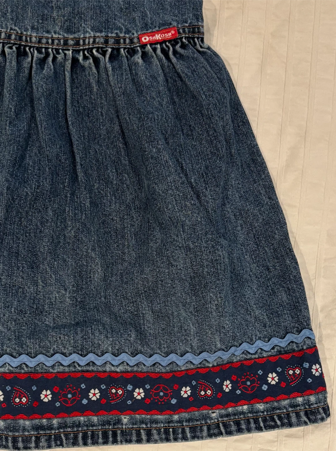 Vintage OshKosh B'gosh Denim Dress Size 4 - photo 3