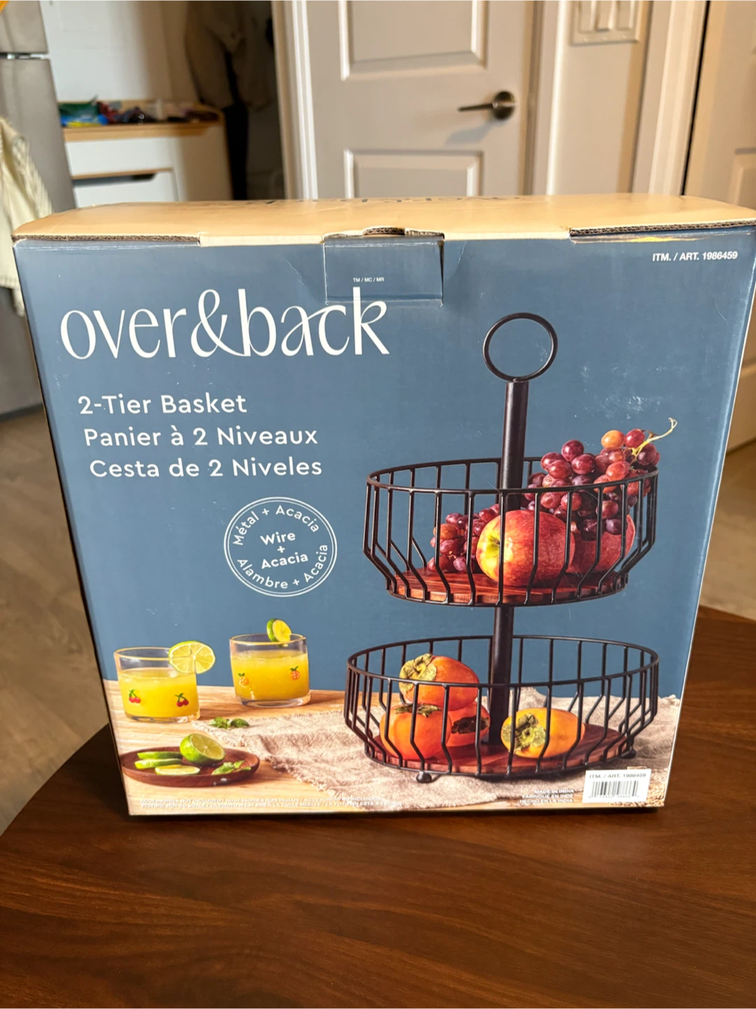 Over & Back 2-Tier Basket