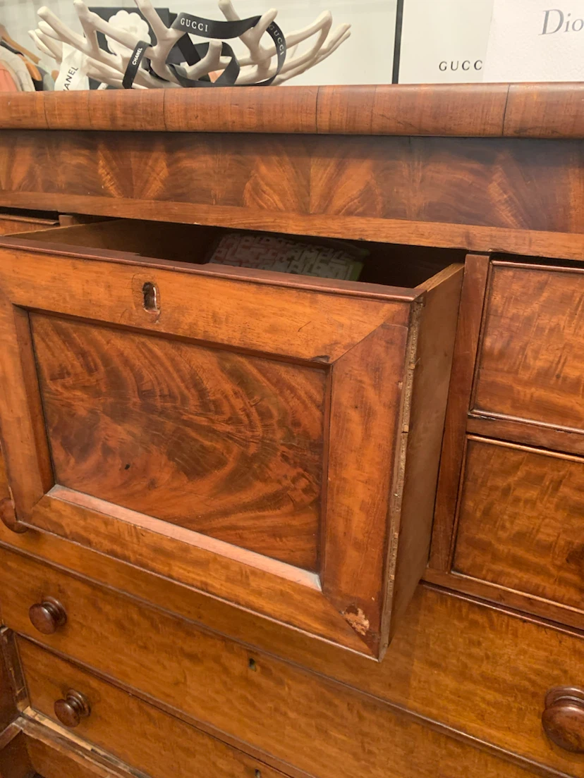 Antique English Bonnet Chest - photo 3