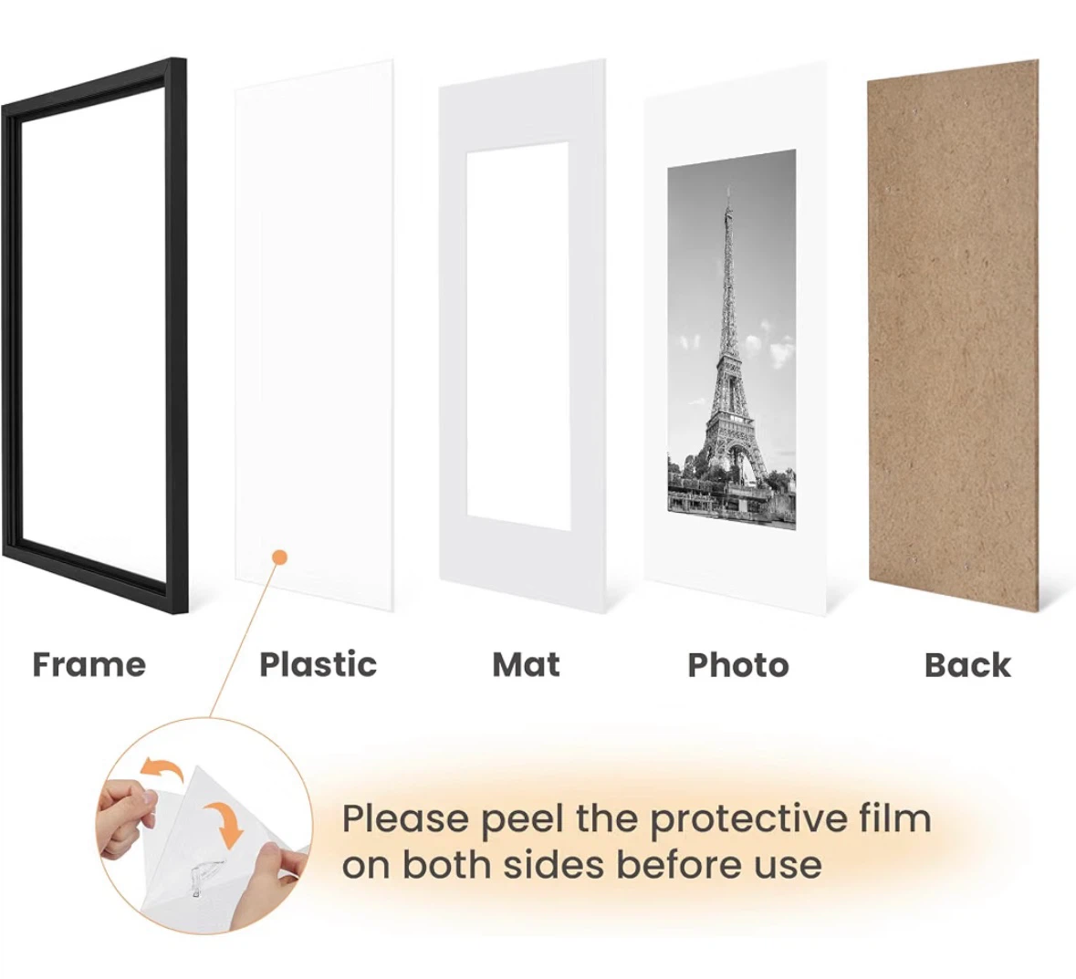 11 x 14 Black Picture Frame - photo 2