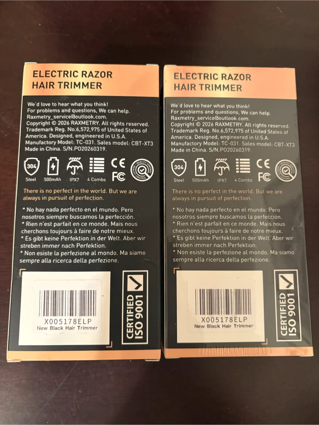 Brand New RAXMTRY Electric Razor Hair Trimmer - photo 2