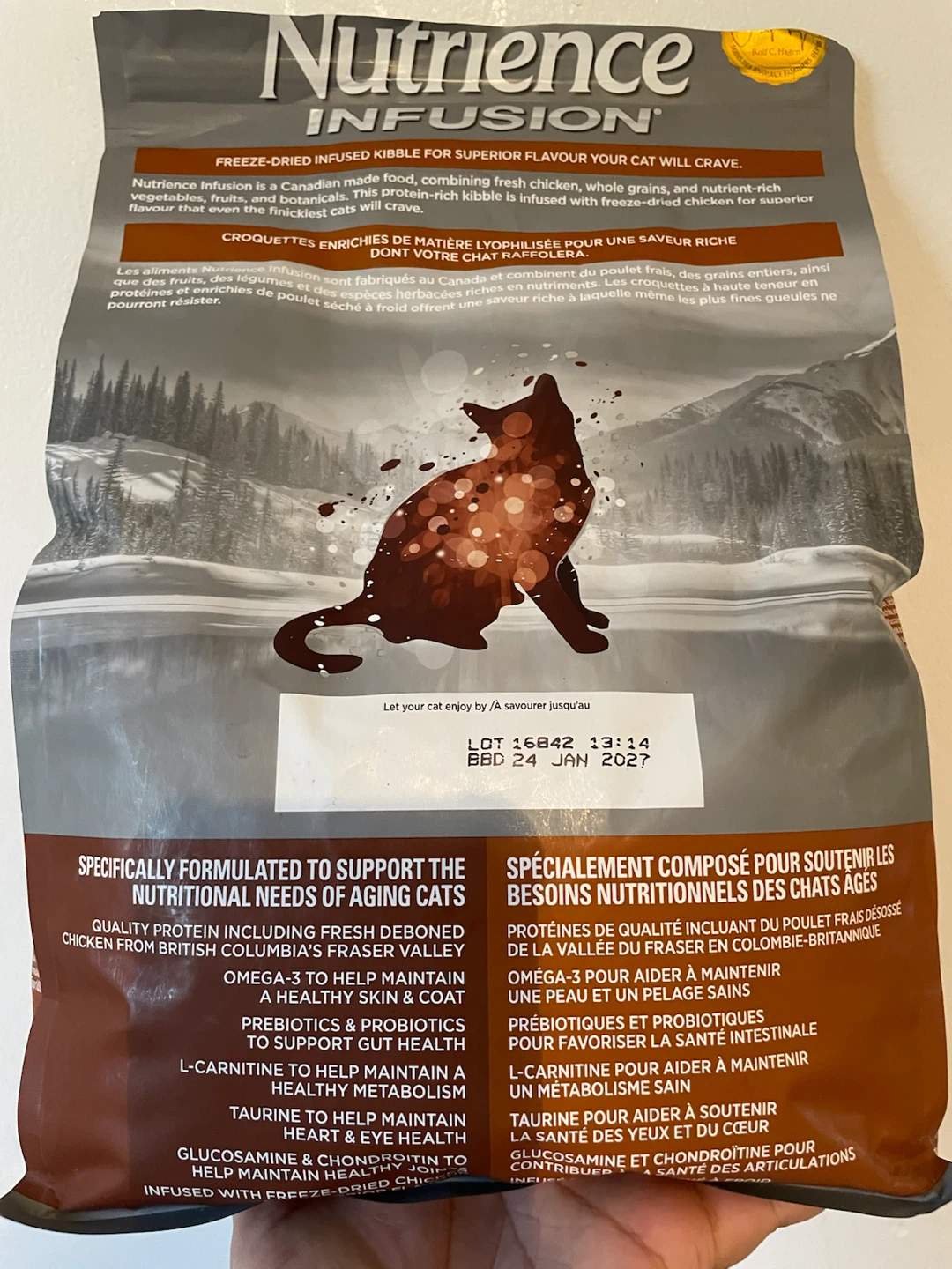Senior Cat Food 5lbs - photo 2
