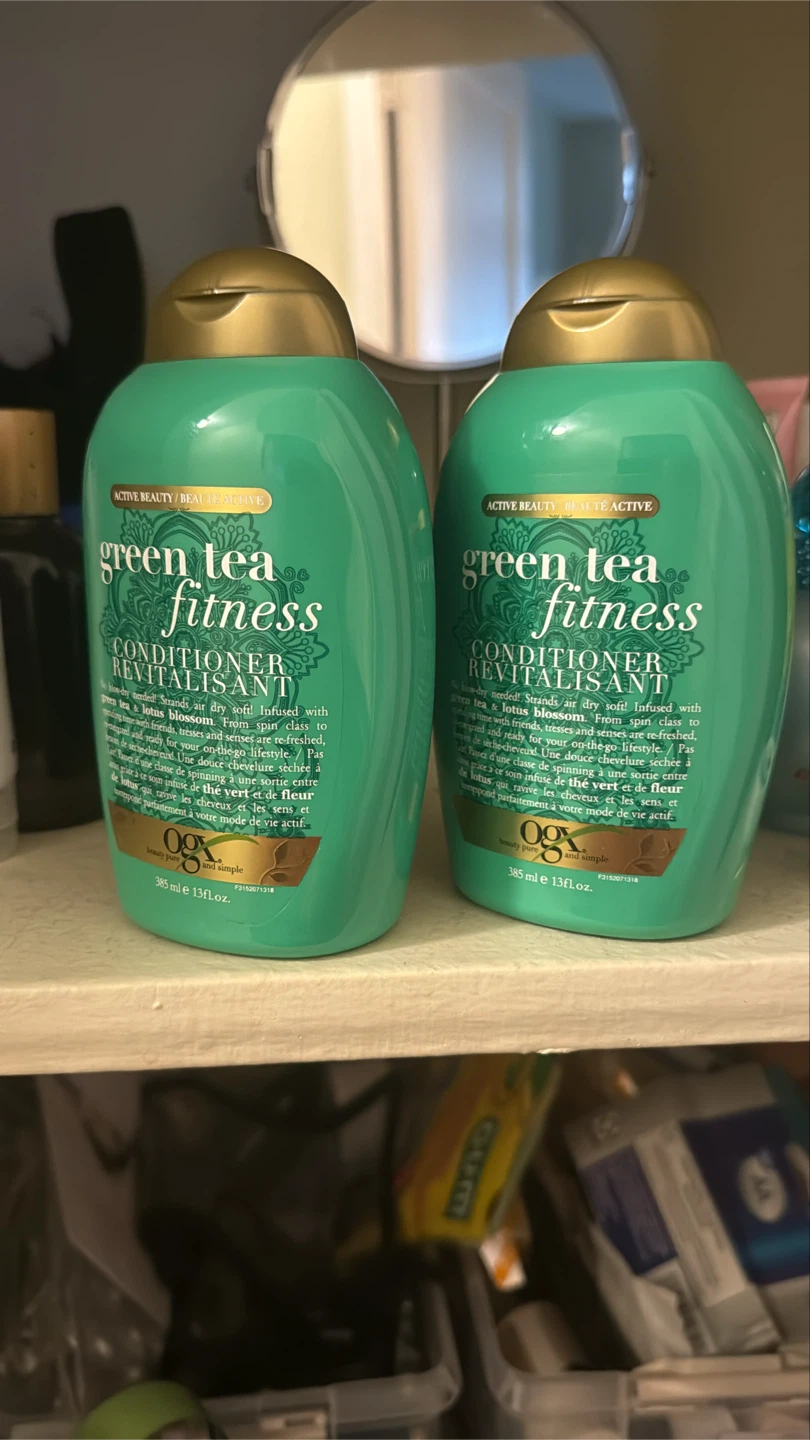 OGX Green Tea Fitness Conditioner Revitalisant (2x 13 fl oz)