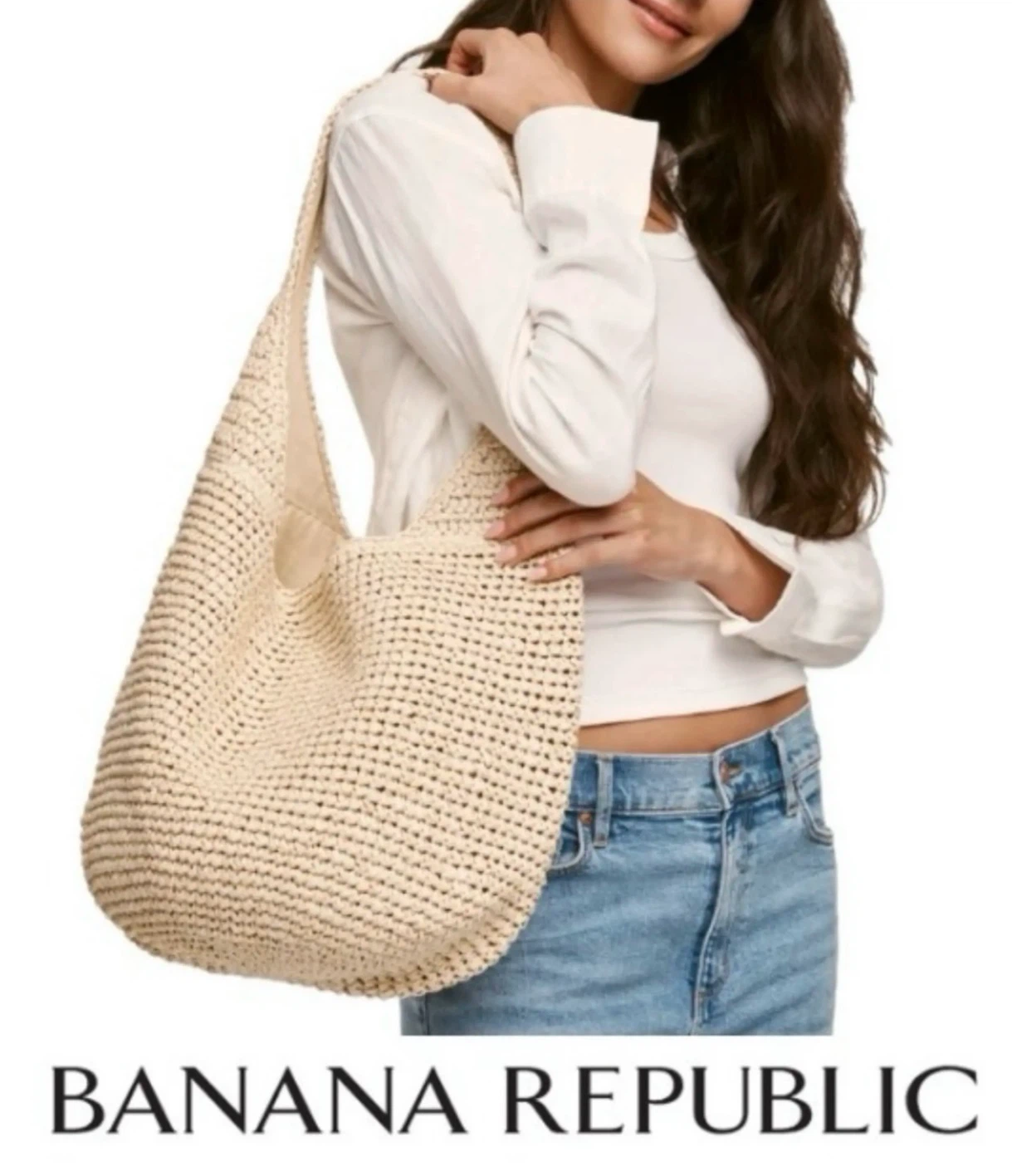 Banana Republic Woven Shoulder Bag