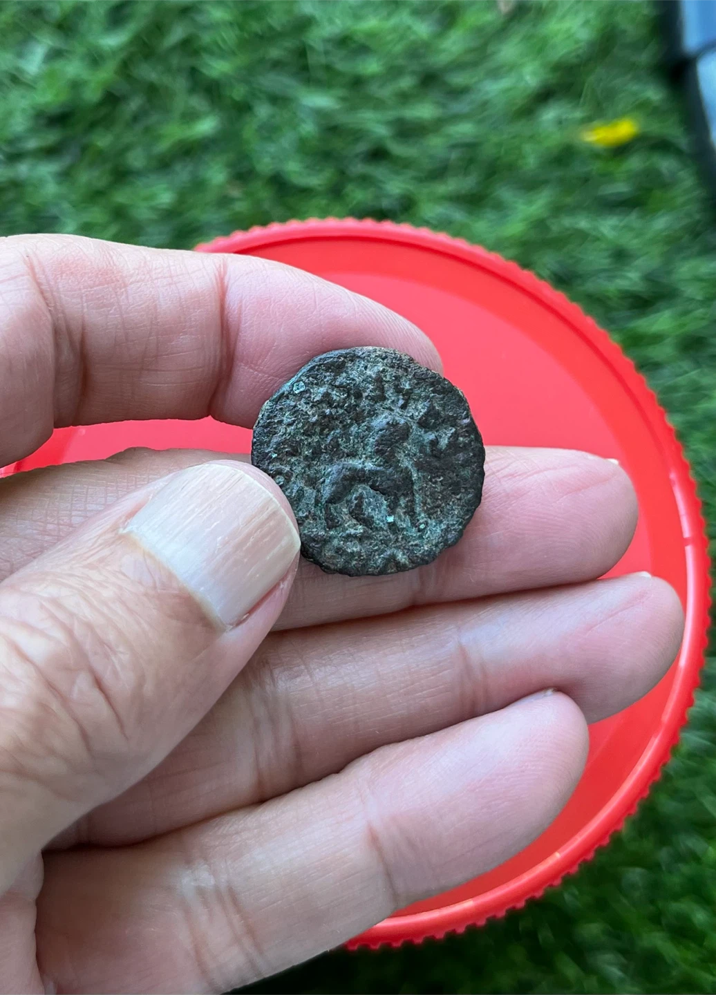 Antique King Azes I Indo-Scythian Ancient Greek Coin - photo 2