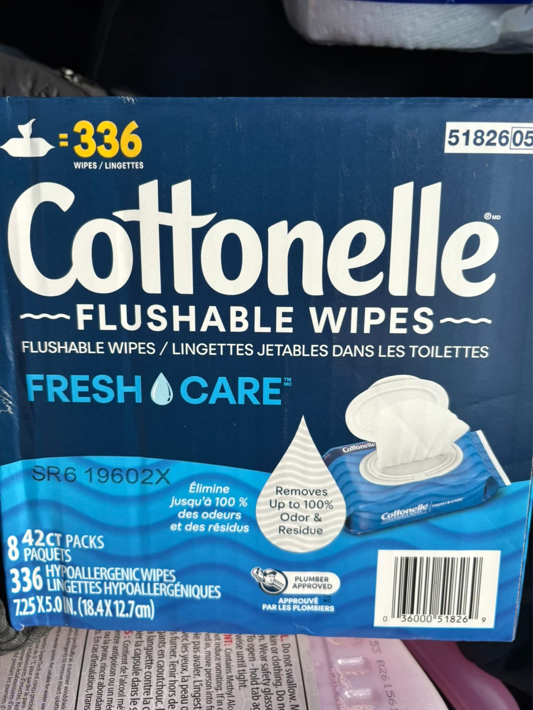 Cottonelle Fresh Care Flushable Wipes - 336 Wipes