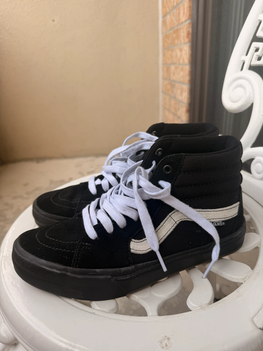 Vans Sk8-Hi Black Suede High Top Sneakers