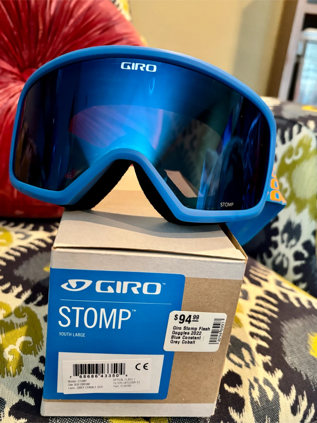 Giro Stomp Youth Large Snow Ski Goggles - photo 3