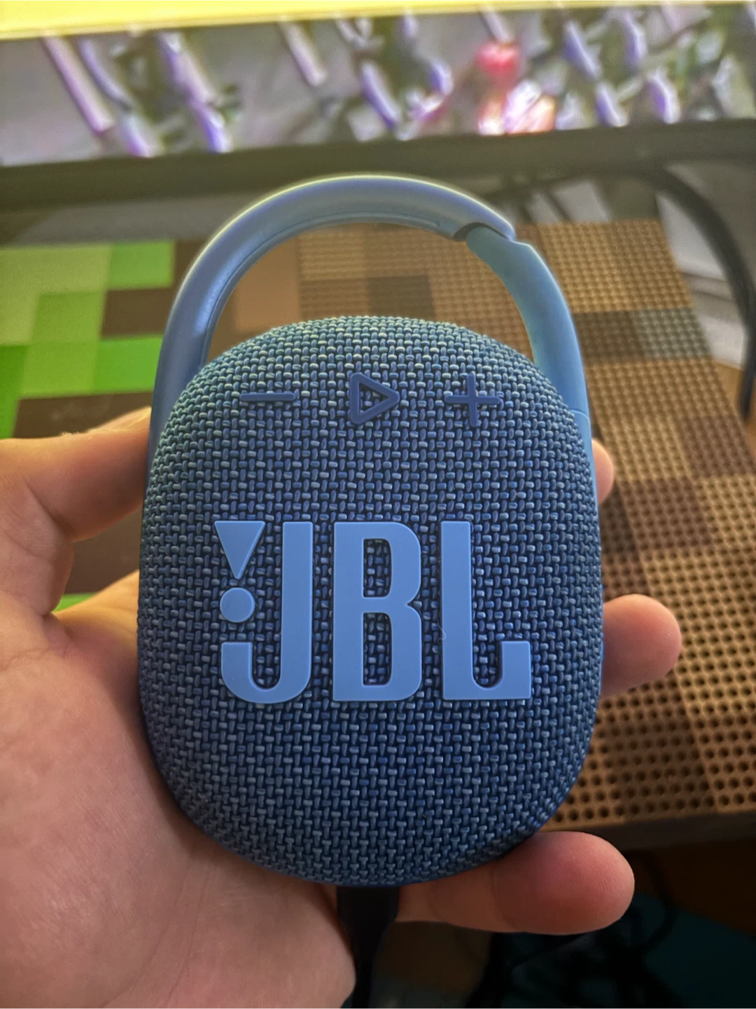 JBL Clip 4 Portable Bluetooth Speaker - Blue