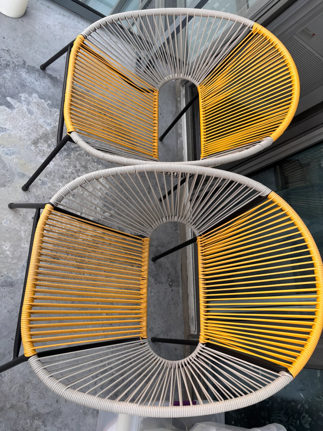 Hampton Bay Wicker Egg Patio Chairs (Set of 2)