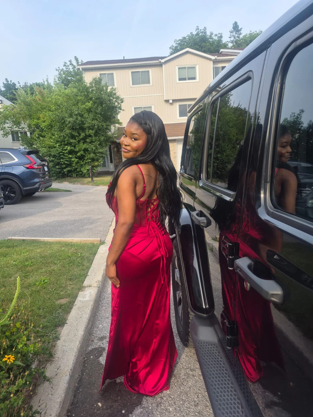 Red dress - photo 3