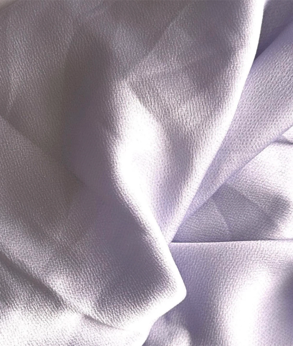 Pale Lilac Silky Textured Scarf - New