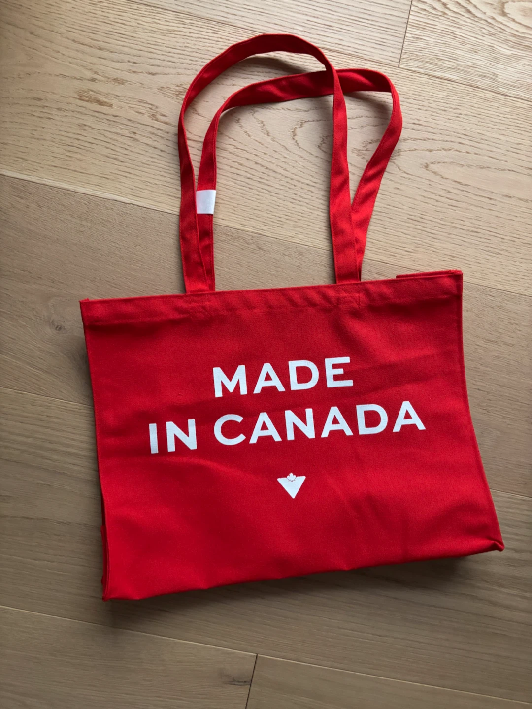 NEW Canadian Tire “Made In Canada” Reusable Tote Bag, Red