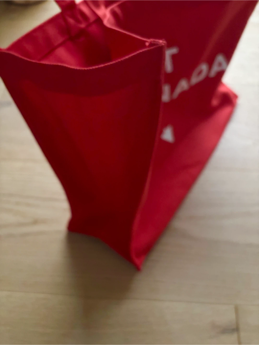 NEW Canadian Tire “Made In Canada” Reusable Tote Bag, Red - photo 3