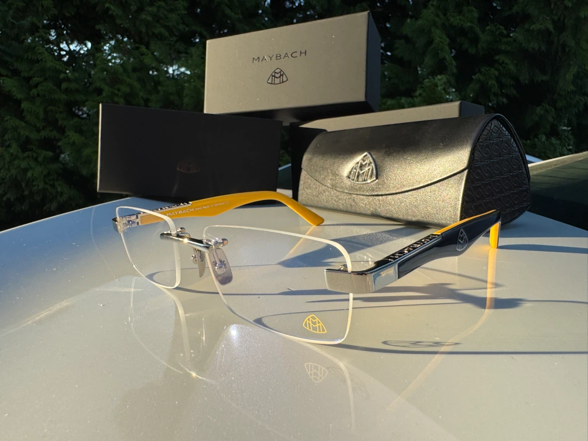 Maybach The Artist III Rimless Eyeglasses Yellow