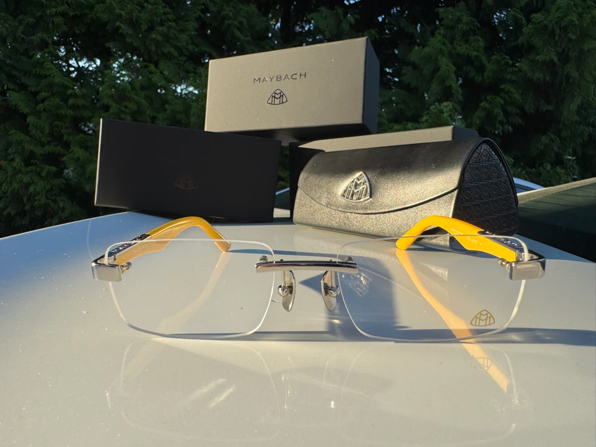 Maybach The Artist III Rimless Eyeglasses Yellow - photo 2