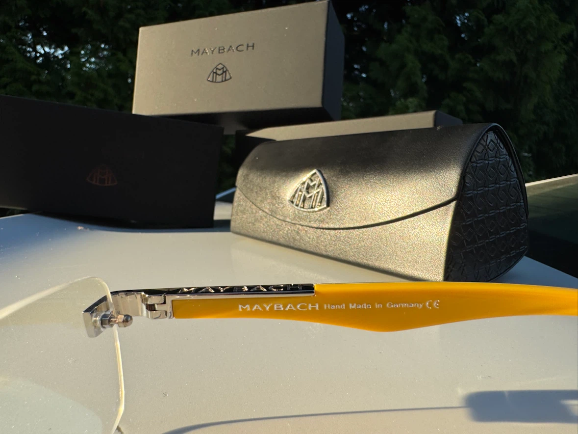 Maybach The Artist III Rimless Eyeglasses Yellow - photo 3