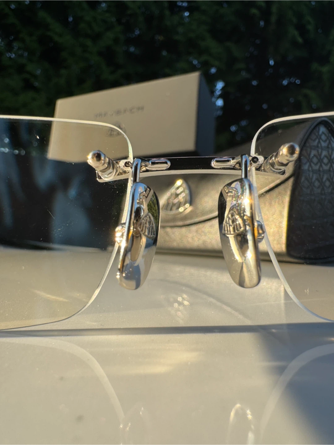 Maybach The Artist III Rimless Eyeglasses Yellow - photo 5