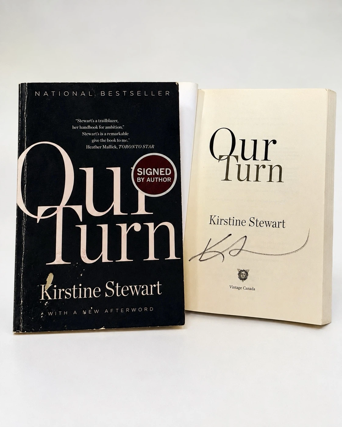 Signed Copy – Our Turn by Kirstine Stewart