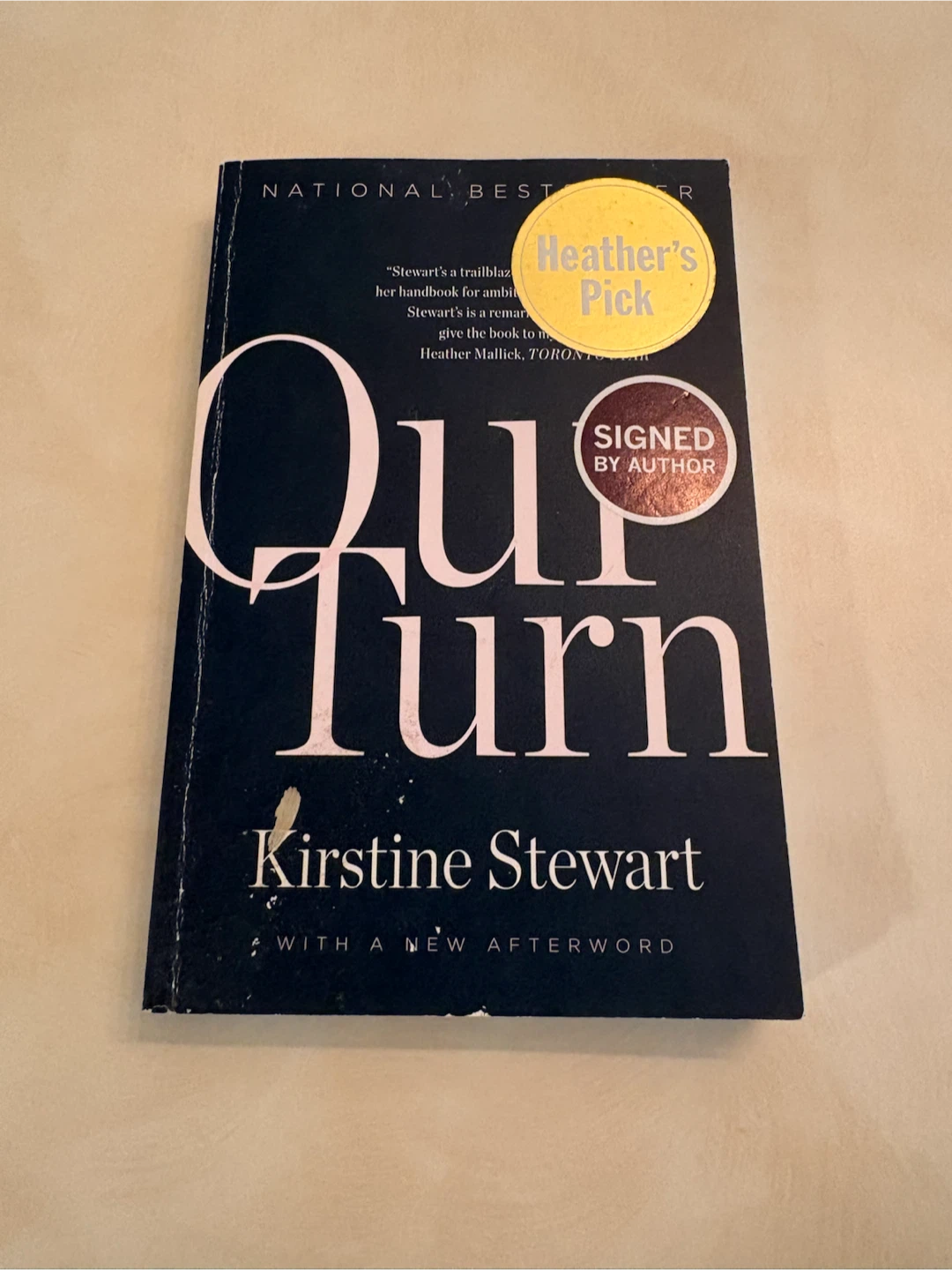 Signed Copy – Our Turn by Kirstine Stewart - photo 2