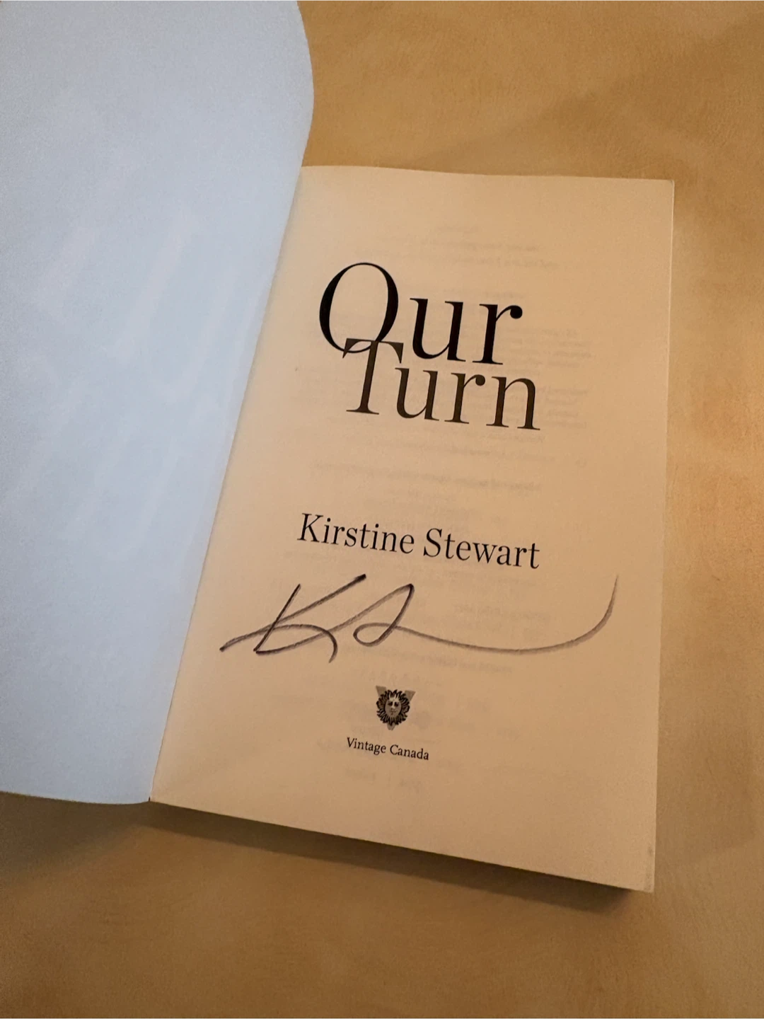 Signed Copy – Our Turn by Kirstine Stewart - photo 3