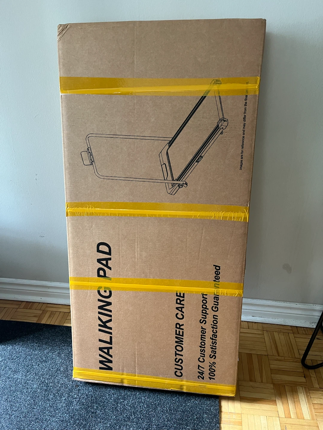 Walking Pad Treadmill with Handle Bar - 2.5HP, New In Box - photo 4