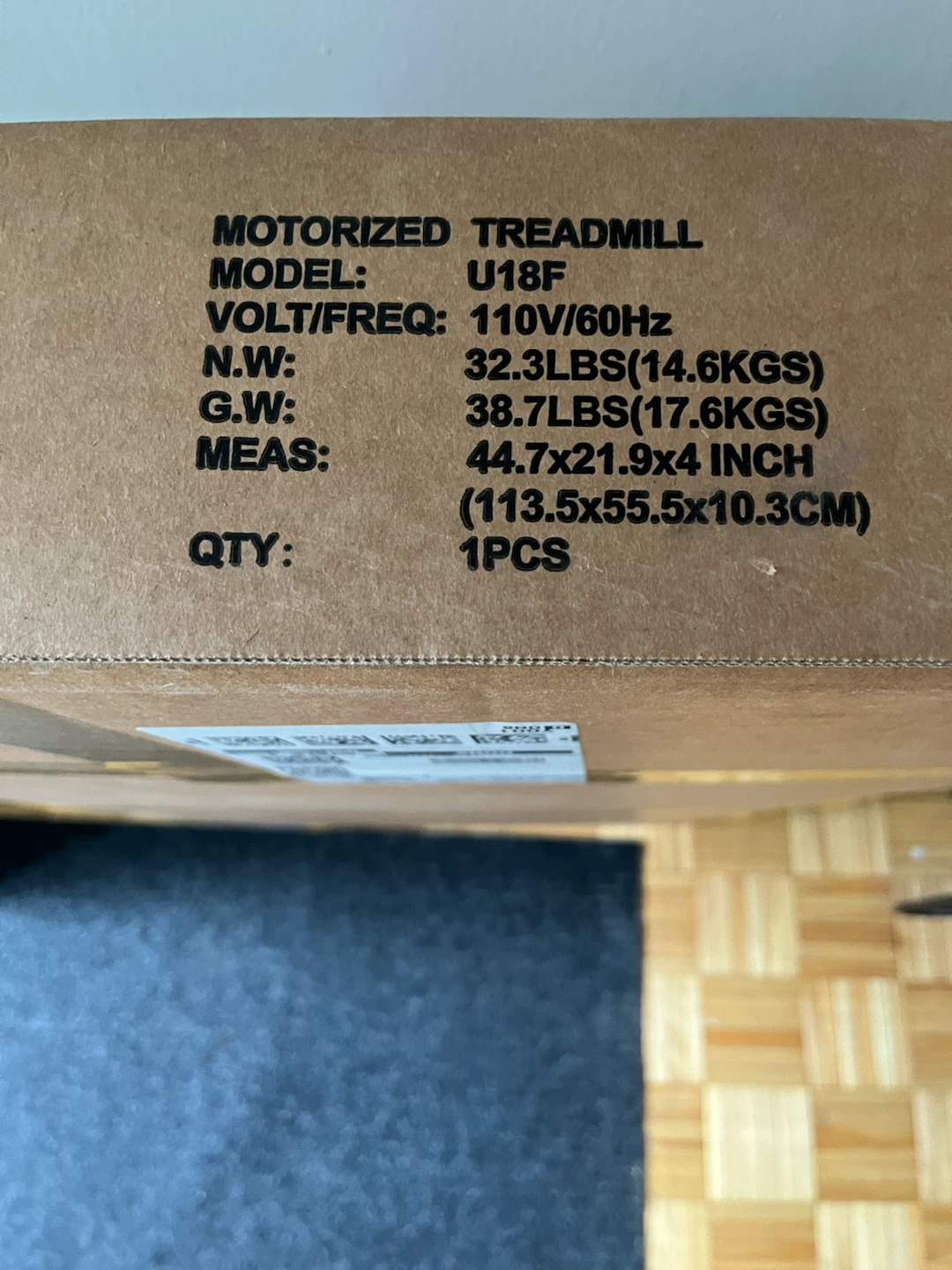 Walking Pad Treadmill with Handle Bar - 2.5HP, New In Box - photo 5