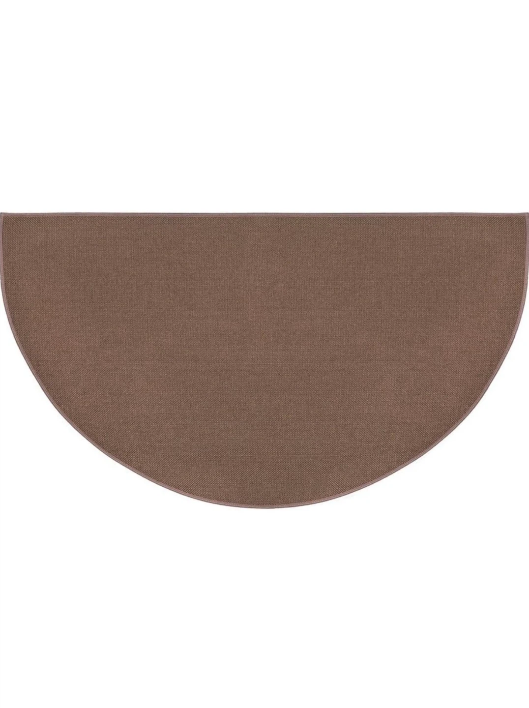 Half-Round Fireplace Hearth Rug