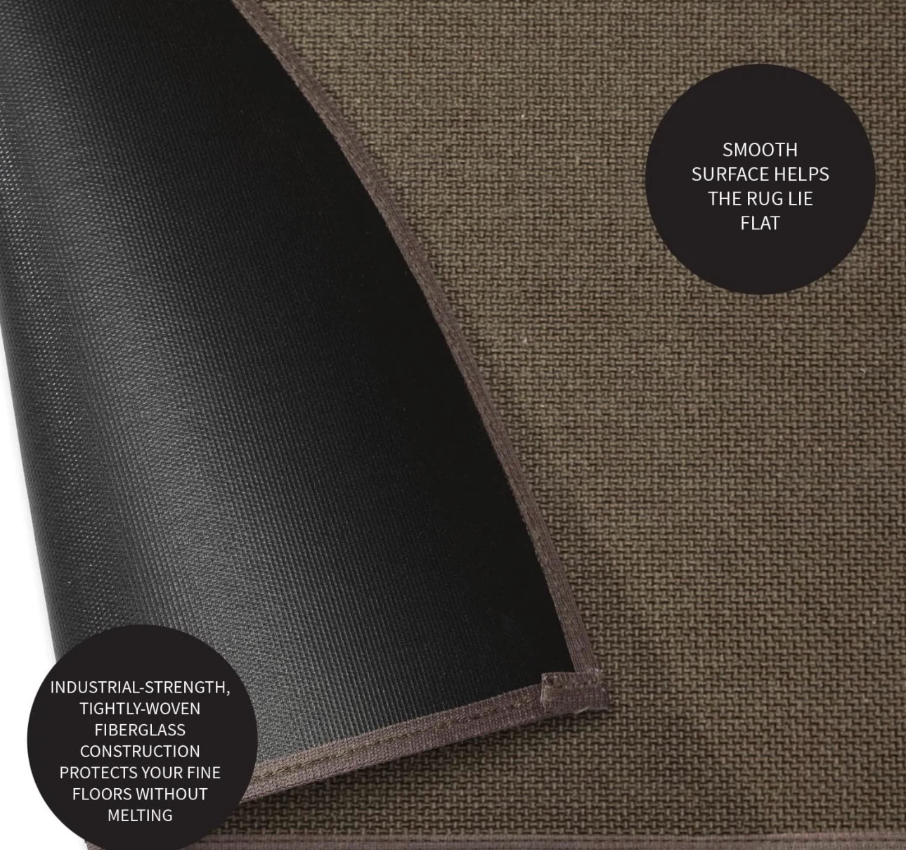 Half-Round Fireplace Hearth Rug - photo 4