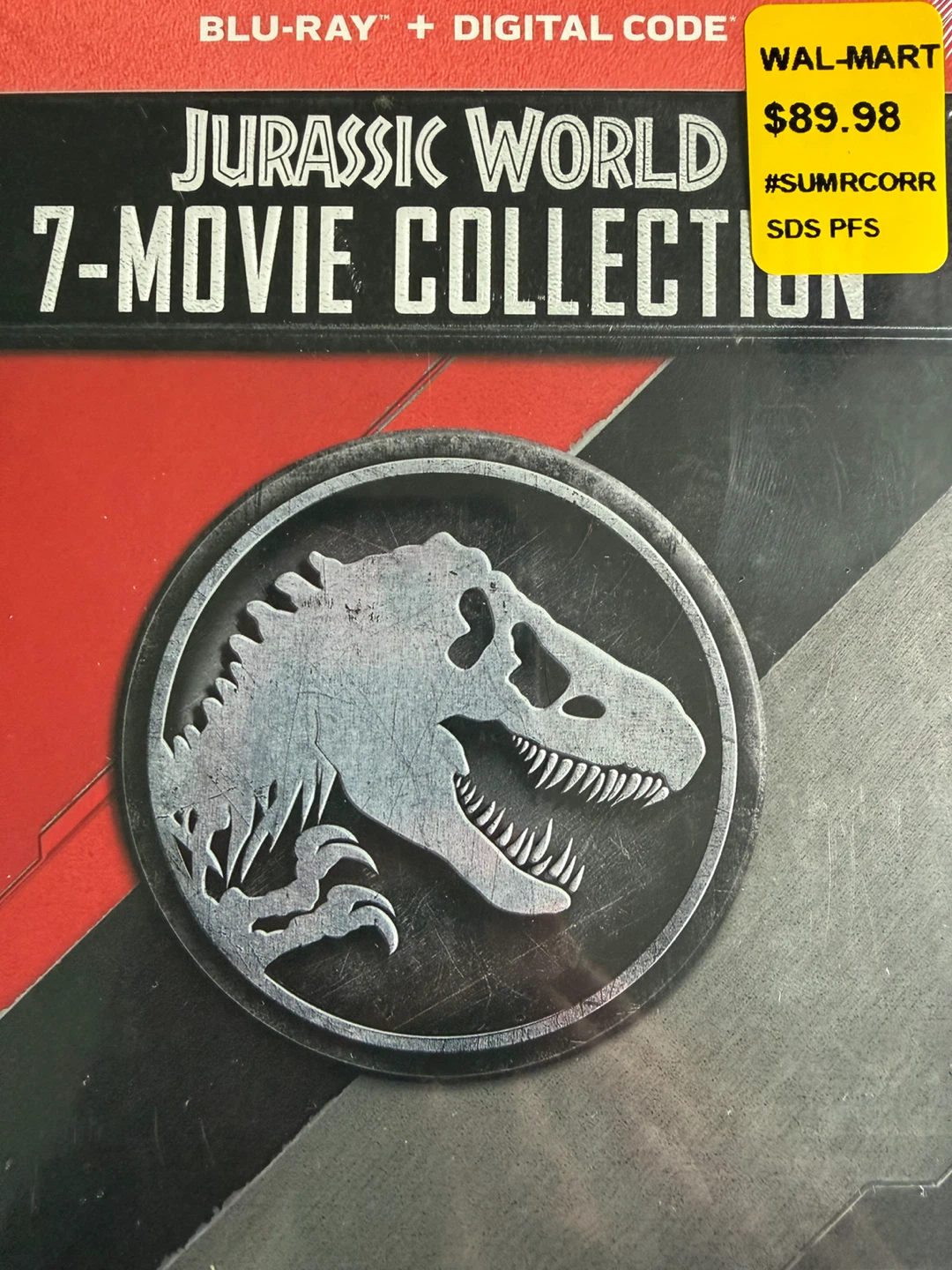 Brand new Jurassic World 7-Movie collection Blu-Ray