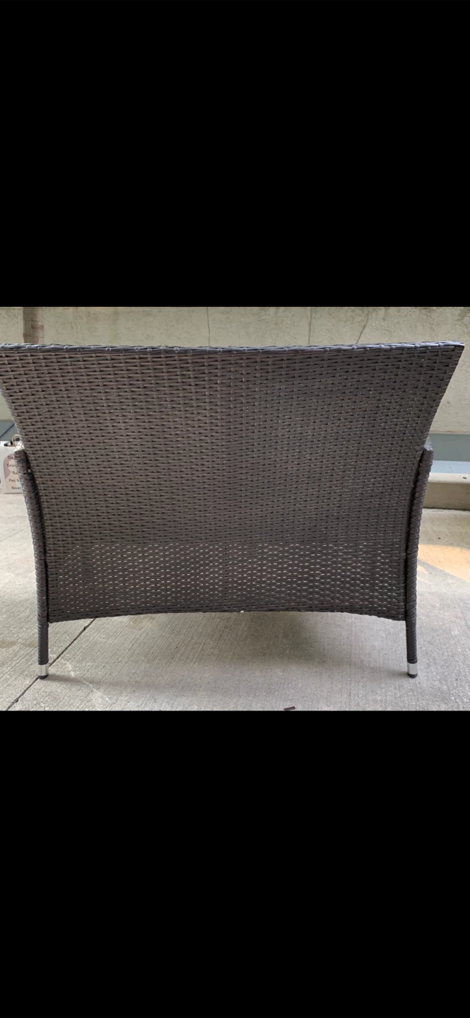 ❗️TONIGHT URGENT PICK-UP! Outdoor 2 seaters wicker chair - photo 3