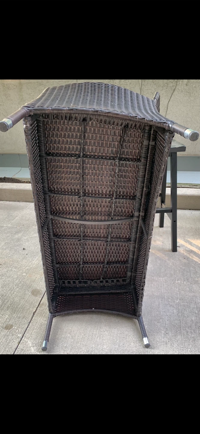❗️TONIGHT URGENT PICK-UP! Outdoor 2 seaters wicker chair - photo 5